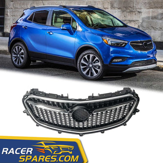 RacerSpares Front Bumper Honeycomb Grille Grill Fit 2017-2021 BUICK Encore 42645805 GM1200755