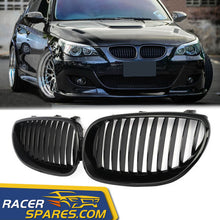 RacerSpares Glossy Black Front Kidney Grille Grill For BMW 5 Series E60 E61 528i 535i 525i 530i 530xi 545i M5 2003-2010