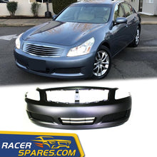 RacerSpares Front Bumper For Infiniti G35 Sedan 2007 2008 G37 Journey 2009 w/o Technology Pkg Exc. Sport Model