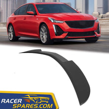 RacerSpares Matte Black Rear Trunk Spoiler Wing For Cadillac Ct5 Sedan 2020-2023