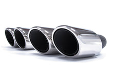 Dual Pipes Silver Exhaust Tips for Porsche Cayenne 92A V8 Short Pipe 2011-2014