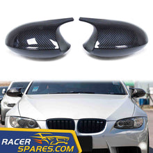 Carbon Fiber Look M3 Style Side Mirror Cover Caps For BMW E90 E91 E92 E93 PRE-LCI mc123