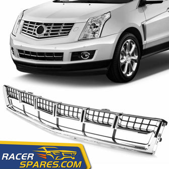 RacerSpares Chrome Front Bumper Lower Grille For 2013-2016 Cadillac SRX 22739004 GM1036167