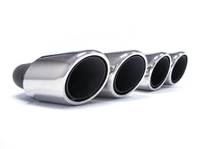 Dual Pipes Silver Exhaust Tips for Porsche Cayenne 92A V8 Short Pipe 2011-2014