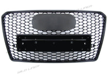 Glossy Black Front Bumper Grille Grill for Audi A7 4G S7 2011-2014 fg49