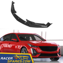 RacerSpares Gloss Black Front Lip Spoiler Splitter For Cadillac CT5 2020-2023