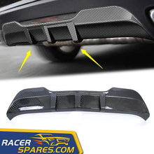 RacerSpares Carbon Color ABS Exterior Rear Bumper Lip Diffuser Bodykit For Cadillac CT5 2020-2023