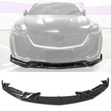 RacerSpares Gloss Black Front Lip Spoiler Splitter For Cadillac CT5 2020-2023