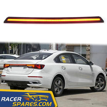 RacerSpares For 2019-2021 Kia K3 Forte Red LED Rear Trunk Brake Light Bar Strip Tail Lamp