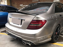 Carbon Fiber Trunk Lip Spoiler Wing R Style for Mercedes Benz W204 Sedan C250 C300 C200 pz144