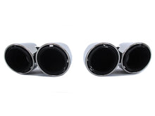 3-Layer Sport Silver Exhaust Tips for Porsche Macan Base 2.0L 2019-2023