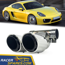 Chrome Sport Exhaust Tips for Porsche 981 Cayman / Boxster 2013-2016