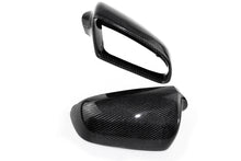 Real Carbon Fiber Side Mirror Cover Caps Pair For AUDI A4 S4 B6 B7 2002-2007 A6 S6 2006 2007