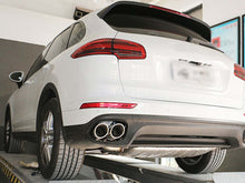 Rear Siver Exhaust Tips For Porsche Cayenne V6 Long Pipe 2014-2017