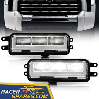 Pair LED Front Fog Lights Driving Lamps For 2022-2024 Toyota Tundra