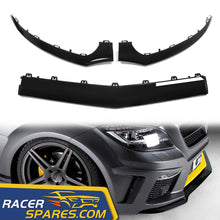 Front Bumper Lower Trim Molding Lip Set Black for Mercedes CLS W218 Sport AMG Line di109