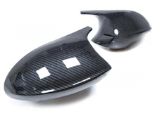 Carbon Fiber Look M3 Style Side Mirror Cover Caps For BMW E90 E91 E92 E93 PRE-LCI mc123