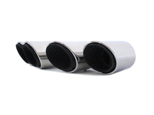 3-Layer Sport Silver Exhaust Tips for Porsche Macan Base 2.0L 2019-2023