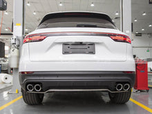 GTS Style Black Exhaust Tips for Porsche Cayenne 2019-2023