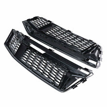 RacerSpares Black Honeycomb Mesh Fog Light Cover Grill for Audi A4 B9 S-line S4 B9 2017-2019