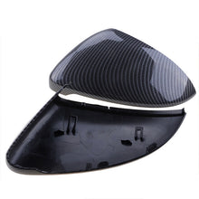 Carbon Fiber Look Mirror Cover Caps Replacement for VW Golf MK7 MK7.5 GTI R TSI TDI 2015-2020