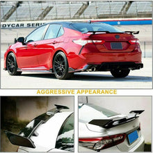 RacerSpares Glossy Black Rear Trunk Spoiler Wing for Toyota 8th Gen Camry LE SE XLE XSE 2018 2019 2020