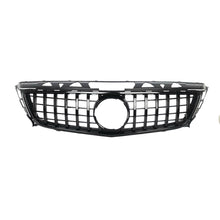 For 2011-2014 Mercedes Benz CLS W218 Pre-Facelift GTR Style Front Bumper Grille Grill w/o Camera ALL BLACK