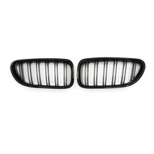 RacerSpares Gloss Black Dual Slats Front Kidney Grille Grill M6 Style for BMW 6 Series F06 F12 F13 2012-2017