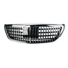 RacerSpares Chrome Front Bumper Grill Grille Maybach Style Fit Mercedes Benz S-Class W222 Sedan 2014-2020