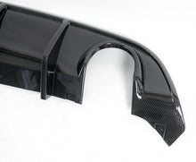 RacerSpares Carbon Fiber Look Rear Bumper Diffuser for Dodge Charger SRT Sport 2015-2022