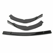 RacerSpares Glossy Black Front Bumper Lip Spoiler Splitter For Toyota Camry 2018-2022