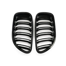 RacerSpares Gloss Black Dual Slats Front Kidney Grille Grill M6 Style for BMW 6 Series F06 F12 F13 2012-2017