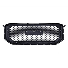 For 2015-2020 GMC Yukon / Yukon XL Front Bumper Grille Glossy Black Denali Style