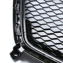 RacerSpares Front Honeycomb Grille Grill Glossy Black For Cadillac XT5 2016 2017 2018 2019