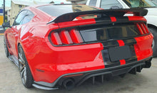 RacerSpares Rear Bumper Lip Diffuser Lower Valance For 2015-2017 Ford Mustang R-Spec V2