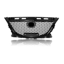 RacerSpares Front Bumper Grille Honeycomb Mesh Grill for Mazda 3 Axela 2014 2015 2016