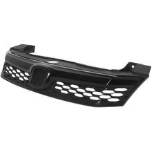 RacerSpares ABS Black Front Bumper Hood Mesh Grille Grill Fit 2012 Civic 4-door Sedan