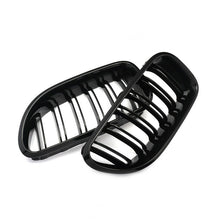 RacerSpares Gloss Black Dual Slats Front Kidney Grille Grill M6 Style for BMW 6 Series F06 F12 F13 2012-2017