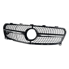 RacerSpares Diamond Style Chrome Front Grill grille For Mercedes Benz GLA X156 2018-2020 w/o front camera