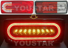 RacerSpares Shadow Smoked LED Rear Lamps Tail Lights For Mercedes Benz W463 G Class 1999-2018