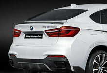 RacerSpares Real Carbon Fiber Rear Trunk Spoiler Wing for 2015-2019 BMW F16 X6