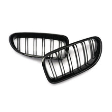 RacerSpares Gloss Black Dual Slats Front Kidney Grille Grill M6 Style for BMW 6 Series F06 F12 F13 2012-2017