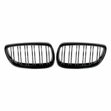 RacerSpares Gloss Black Front Kidney Grill Grille Dual Slats For BMW E92 E93 M3 328i 335i Coupe 2007 2008 2009 2010