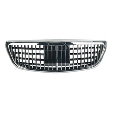 RacerSpares Chrome Front Bumper Grill Grille Maybach Style Fit Mercedes Benz S-Class W222 Sedan 2014-2020