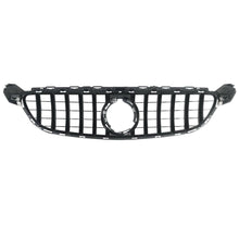 All Black GT Grille Front Bumper For Mercedes Benz W205 C63 C63 AMG S 2019-2021