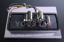 RacerSpares Shadow Smoked LED Rear Lamps Tail Lights For Mercedes Benz W463 G Class 1999-2018