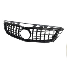 For 2011-2014 Mercedes Benz CLS W218 Pre-Facelift GTR Style Front Bumper Grille Grill w/o Camera ALL BLACK