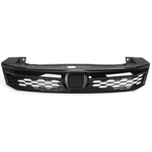 RacerSpares ABS Black Front Bumper Hood Mesh Grille Grill Fit 2012 Civic 4-door Sedan