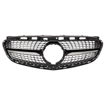 RacerSpares Black Diamond Grille Front Bumper Grill For Mercedes-Benz E-Class W212 Sedan Wagon 2014-2016 w/o front camera