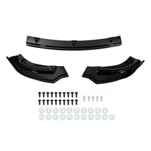 RacerSpares Front Bumper Lip Body Kit Spoiler Glossy Black for Tesla Model Y 2020 2021 2022